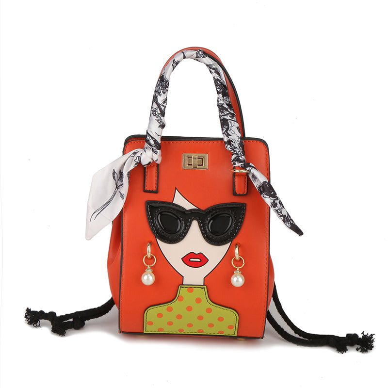 Lucy Woman Glasses Handbag