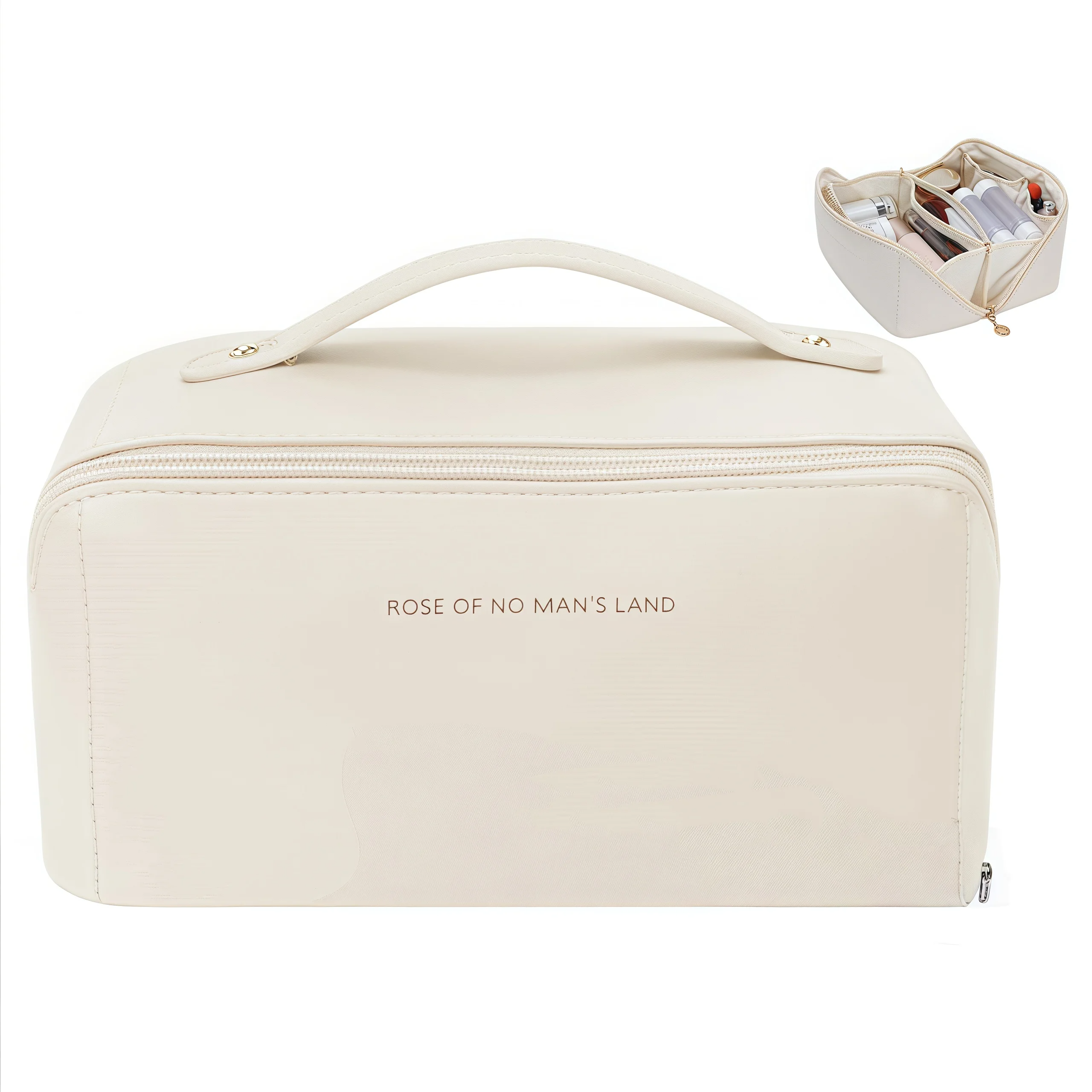 Stylish & Versatile PU Pillow Cosmetic Bag