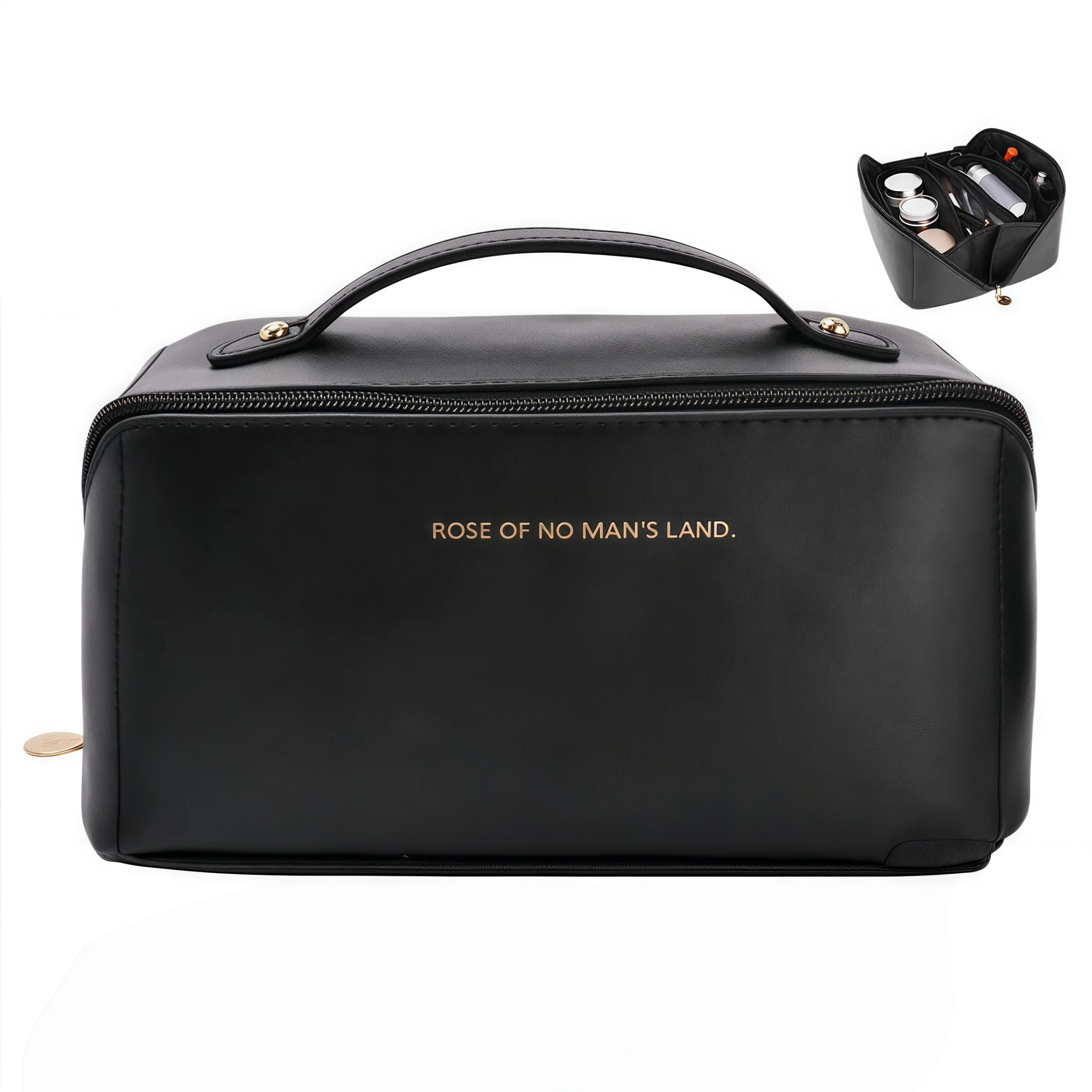 Stylish & Versatile PU Pillow Cosmetic Bag