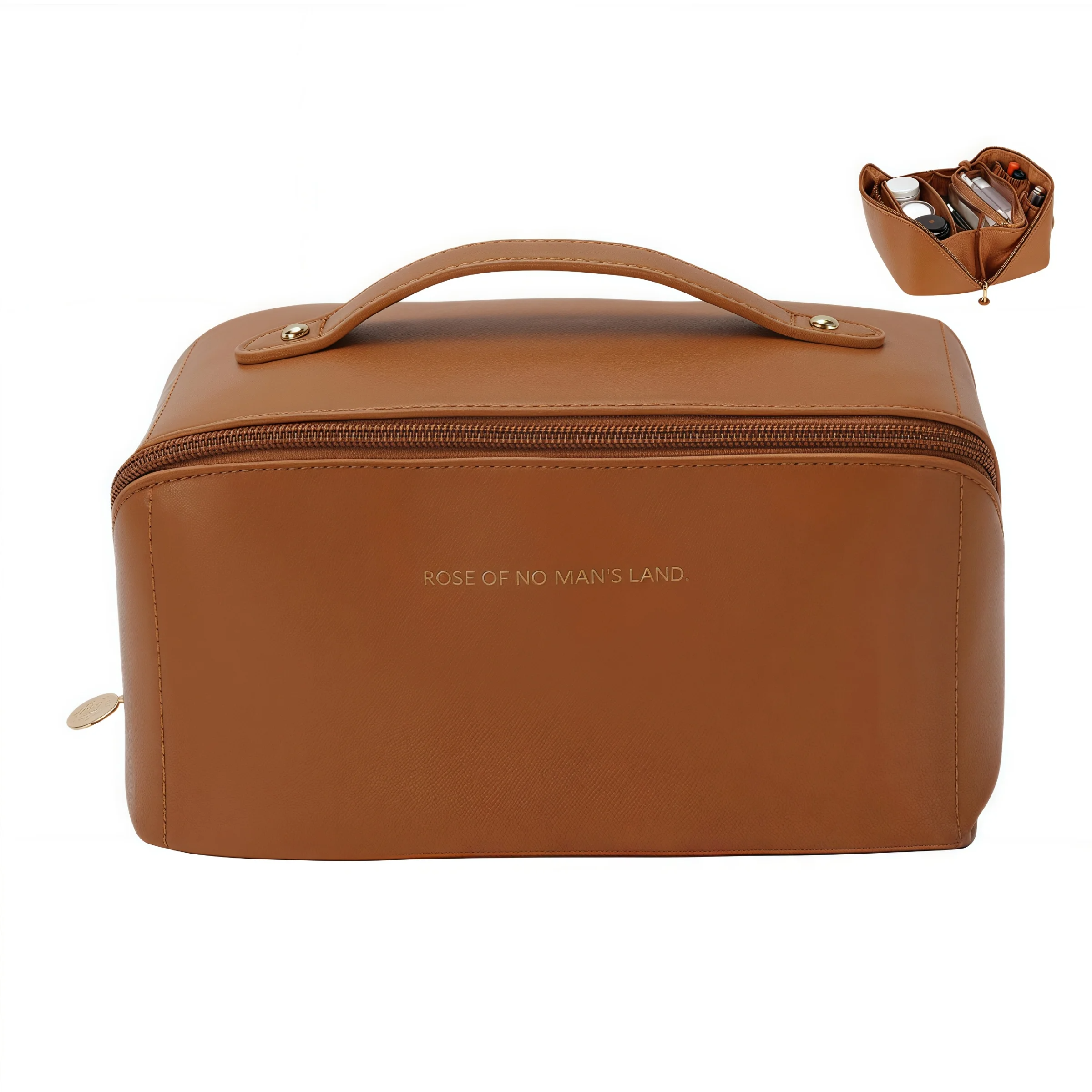 Stylish & Versatile PU Pillow Cosmetic Bag