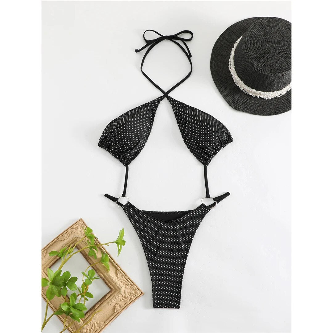 Phyllis Sexy Dots Extreme String Bikini