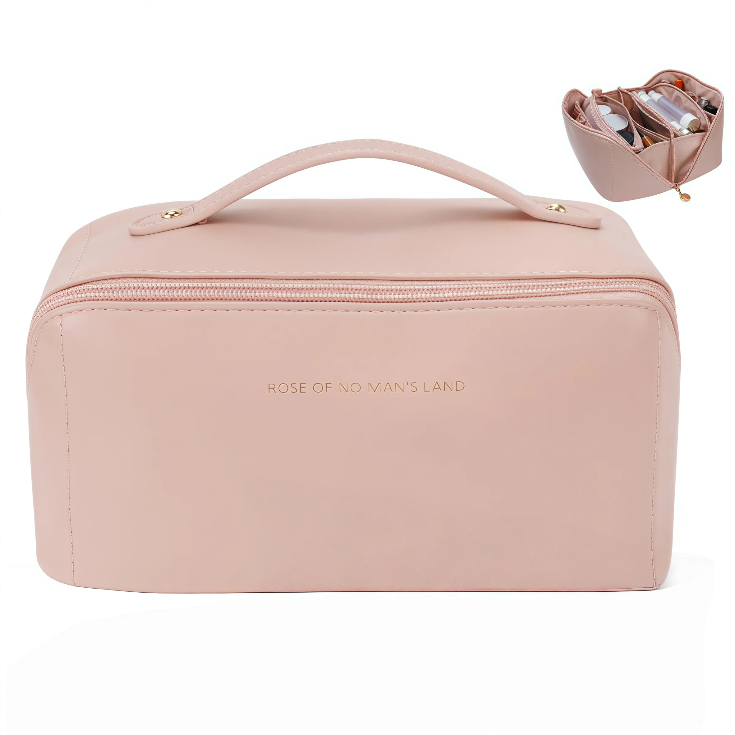 Stylish & Versatile PU Pillow Cosmetic Bag