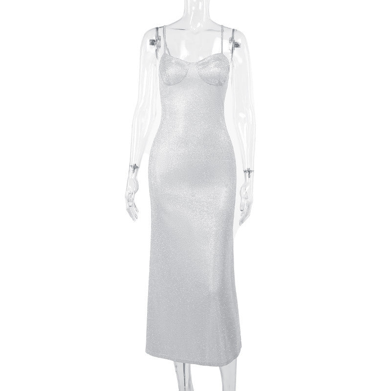 Ruby Spaghetti Strap Sleeveless Backless Women Dress