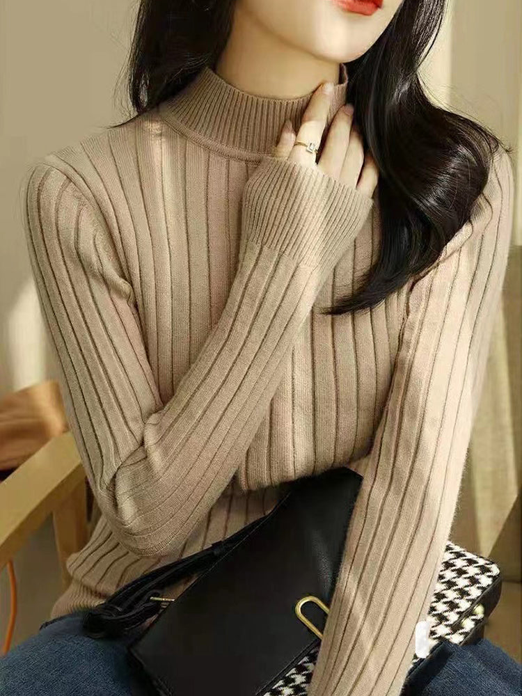 Rose Vintage Loose Long Sleeve Women Sweater