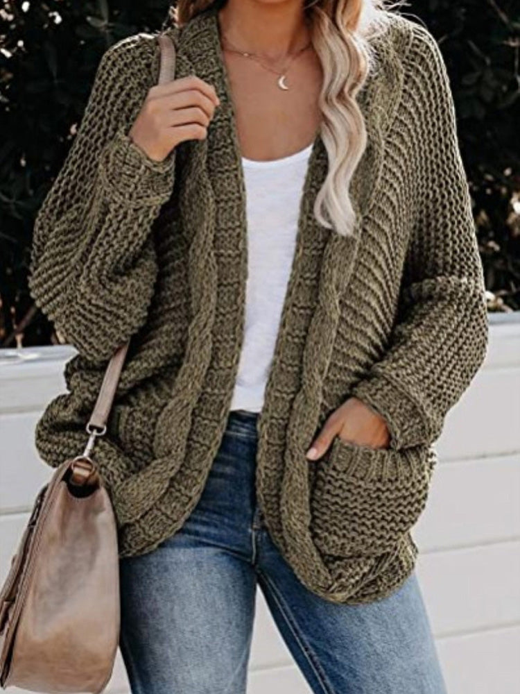 Sheila Oversize Sleeve Boho Knitted Women Sweater