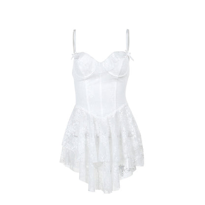 Martha Spaghetti Strap Lace Sexy Mini Dress