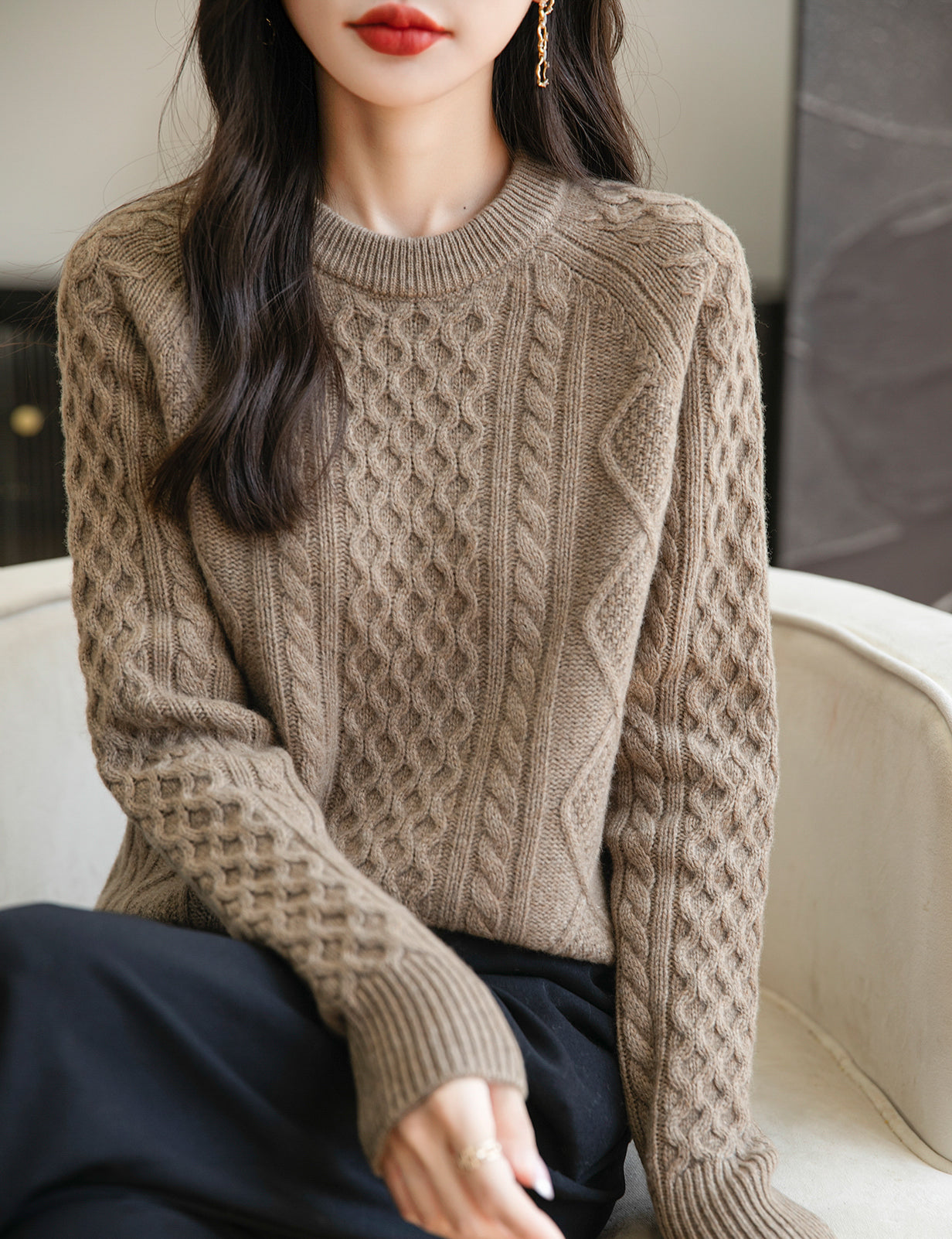 Margie Woman Crew Neck Sweater