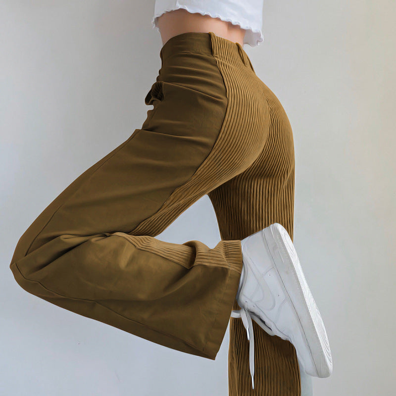 Janet Casual Corduroy Woman Pants