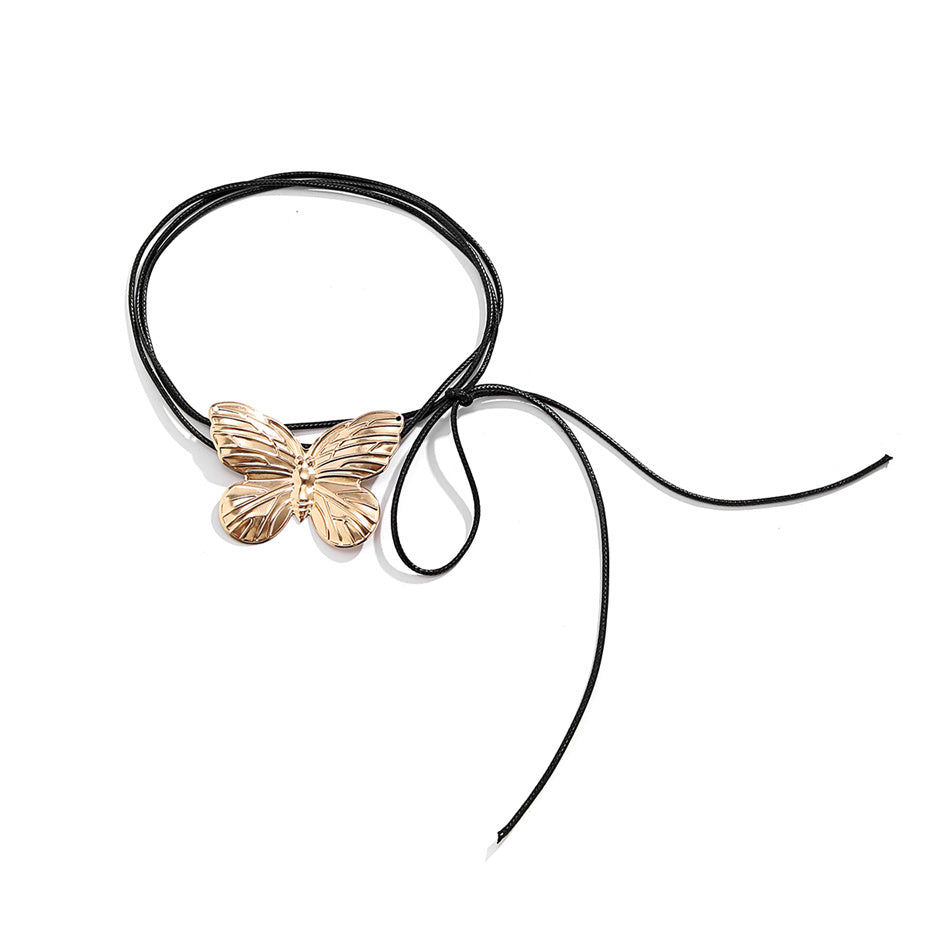 Eliza Big Butterfly Necklace