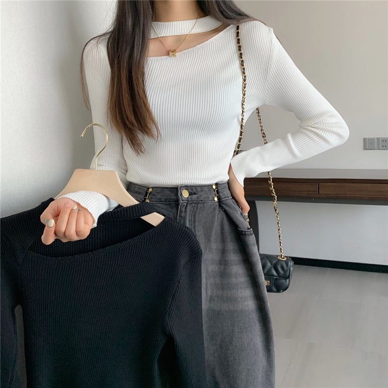 Molly O-Neck Long Sleeve Sweater