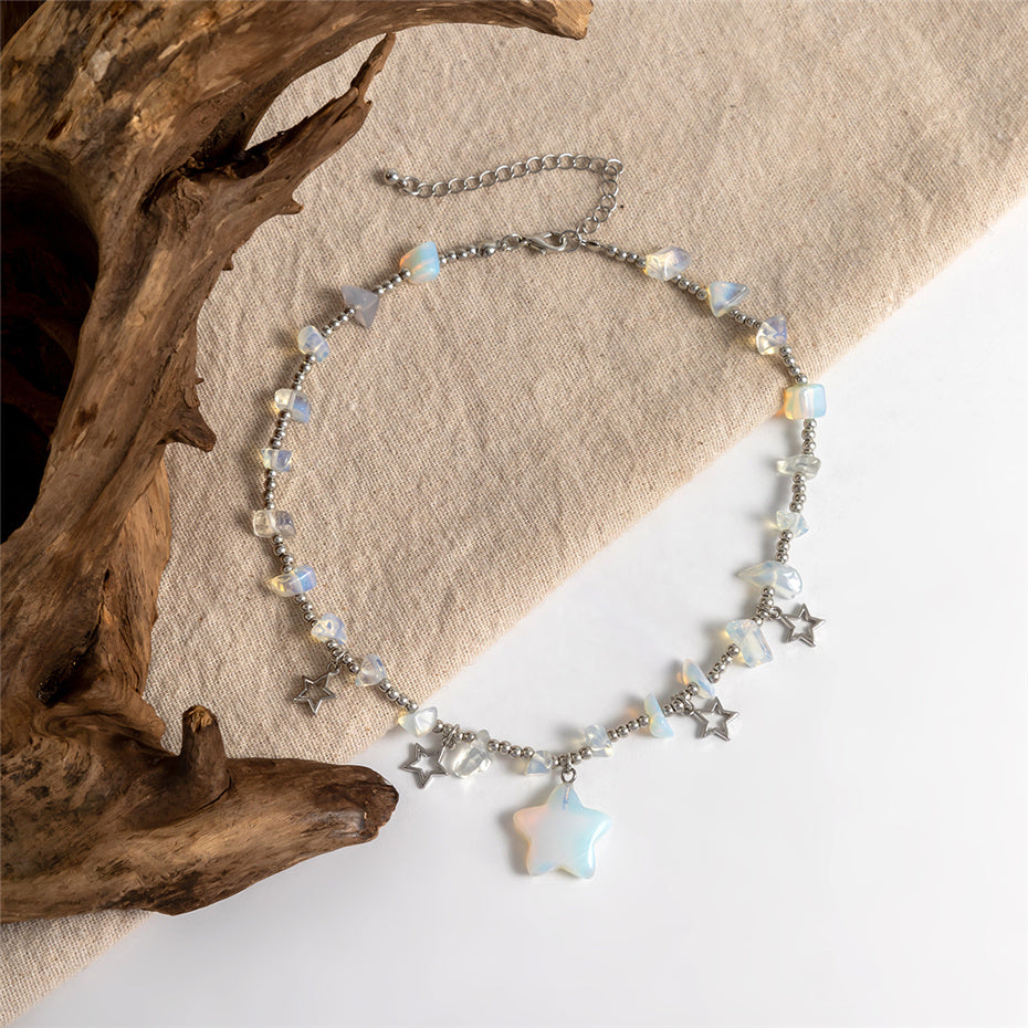 Adrianne Boho Colorful Stone Necklace