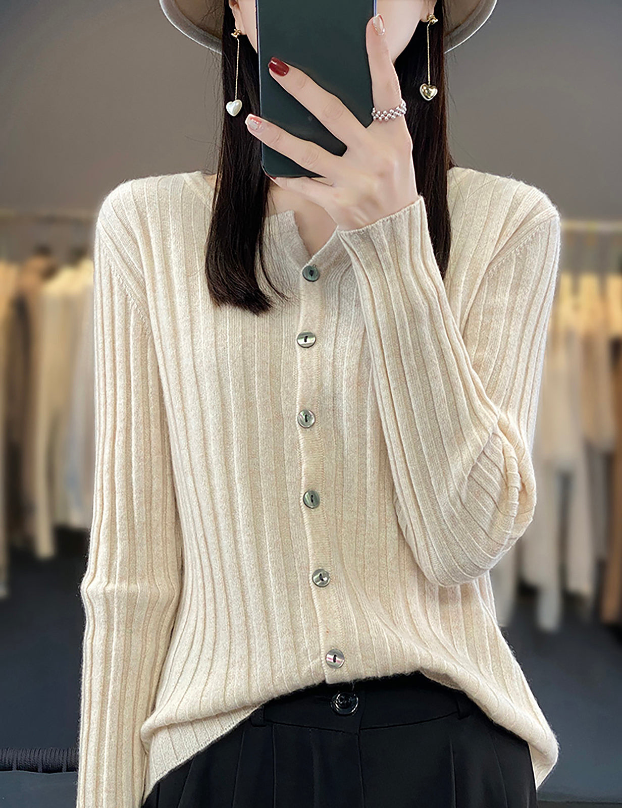 Sally Woman O Neck Sweater