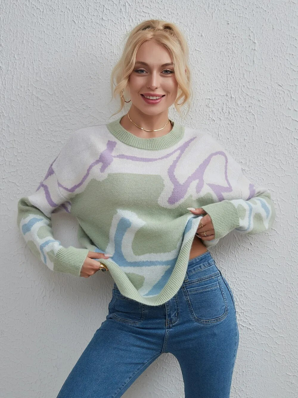 Lydia Oversize Knitted Women Sweater
