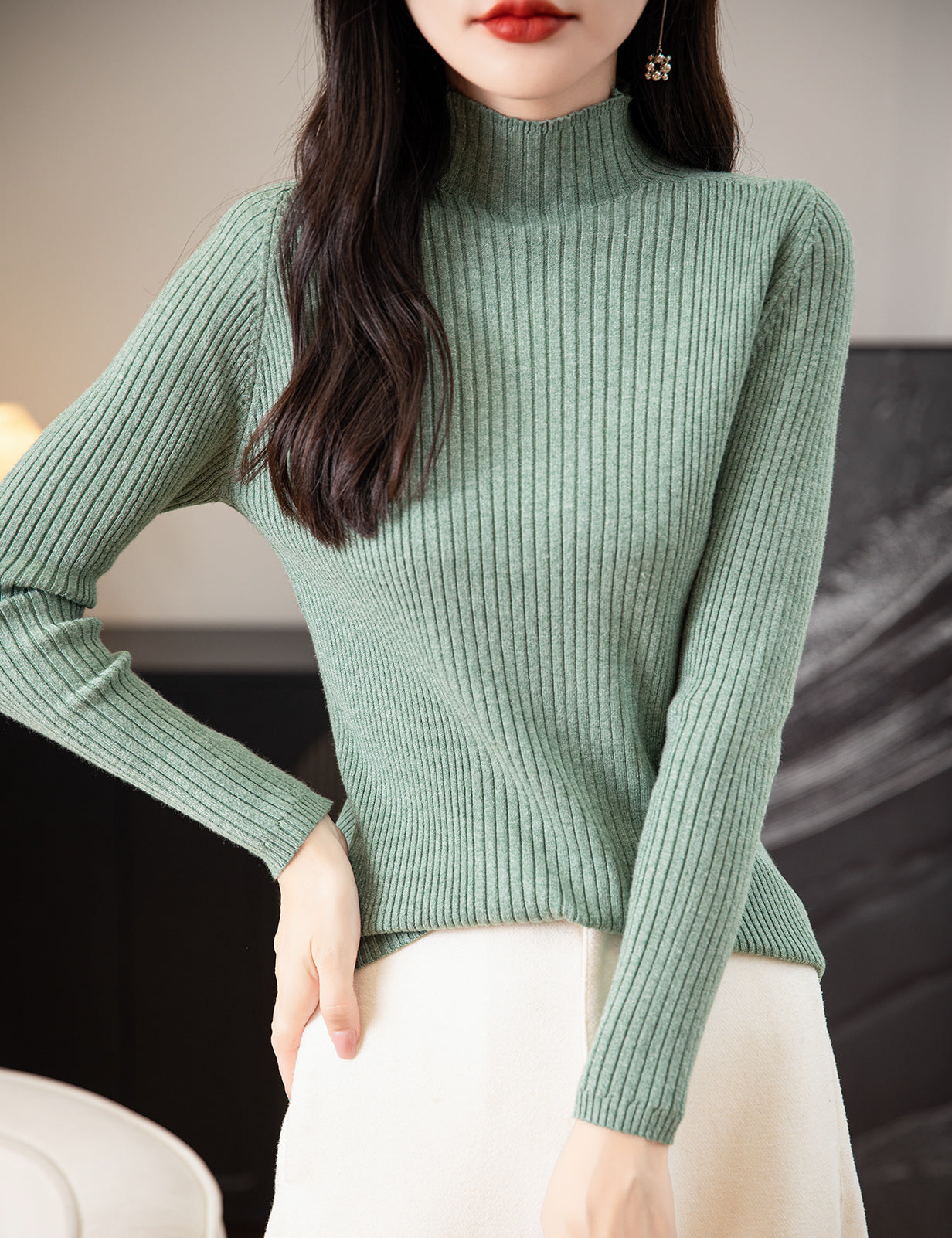 Holly Turtleneck Woman Sweater