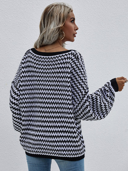 Sylvia Lantern Sleeve Oversized Women Sweater