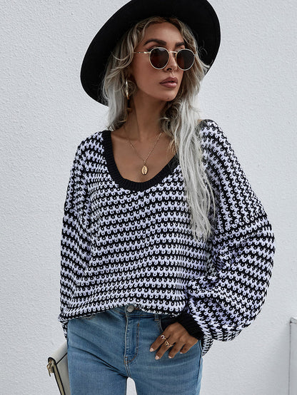 Sylvia Lantern Sleeve Oversized Women Sweater