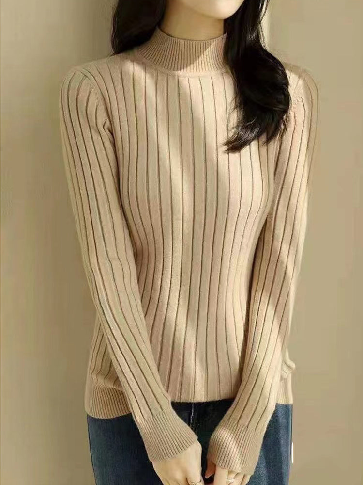 Rose Vintage Loose Long Sleeve Women Sweater
