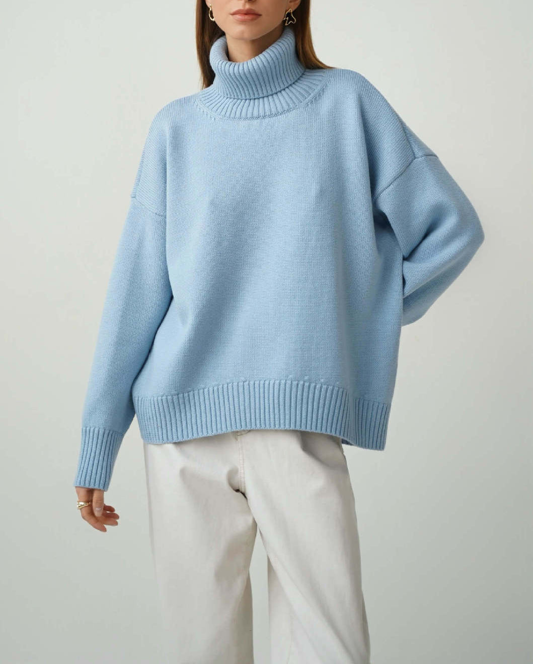 Laurie Oversized Casual Loose Knitted Women Jumper