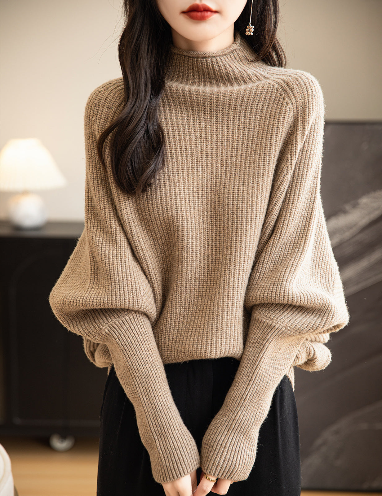 Jasmine Woman Turtleneck Sweater