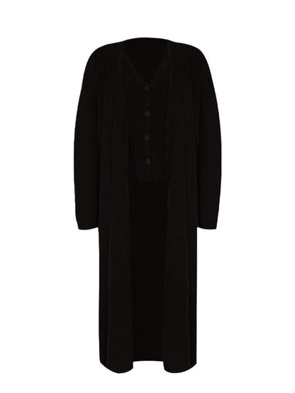 Nicole Woman Knitted Long Cardigan