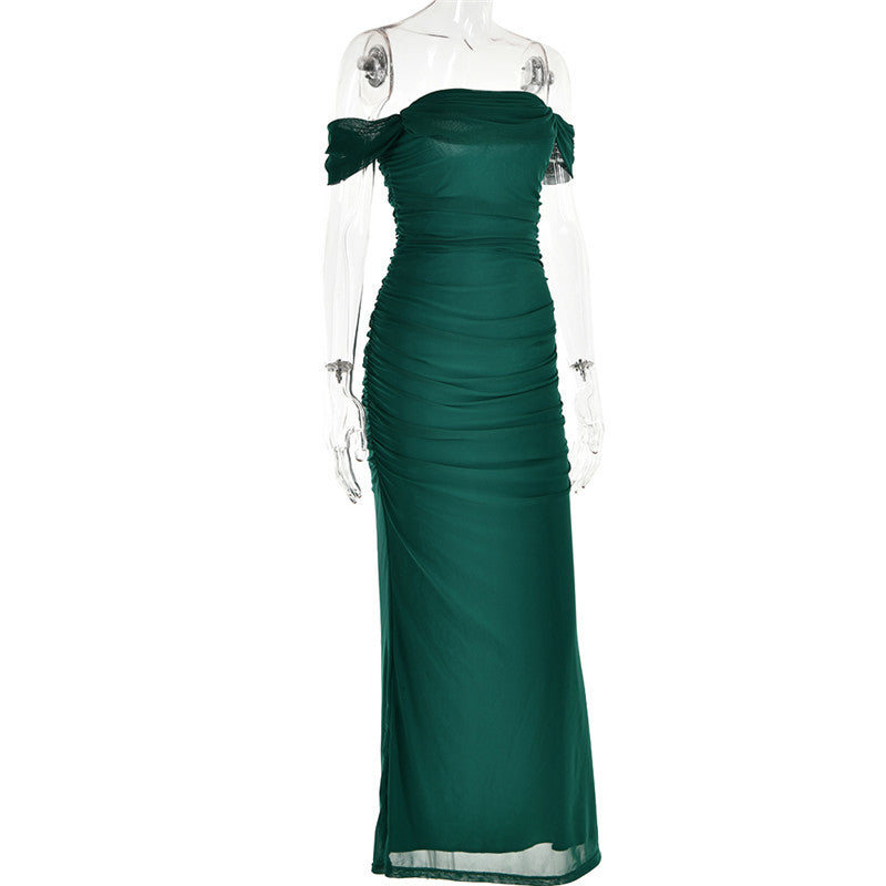 Laura Off-shoulder Bodycon Maxi Dress