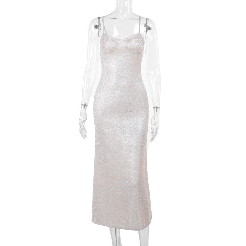 Ruby Spaghetti Strap Sleeveless Backless Women Dress