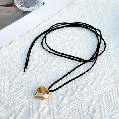Joan Goth Love Heart Pendant Necklace