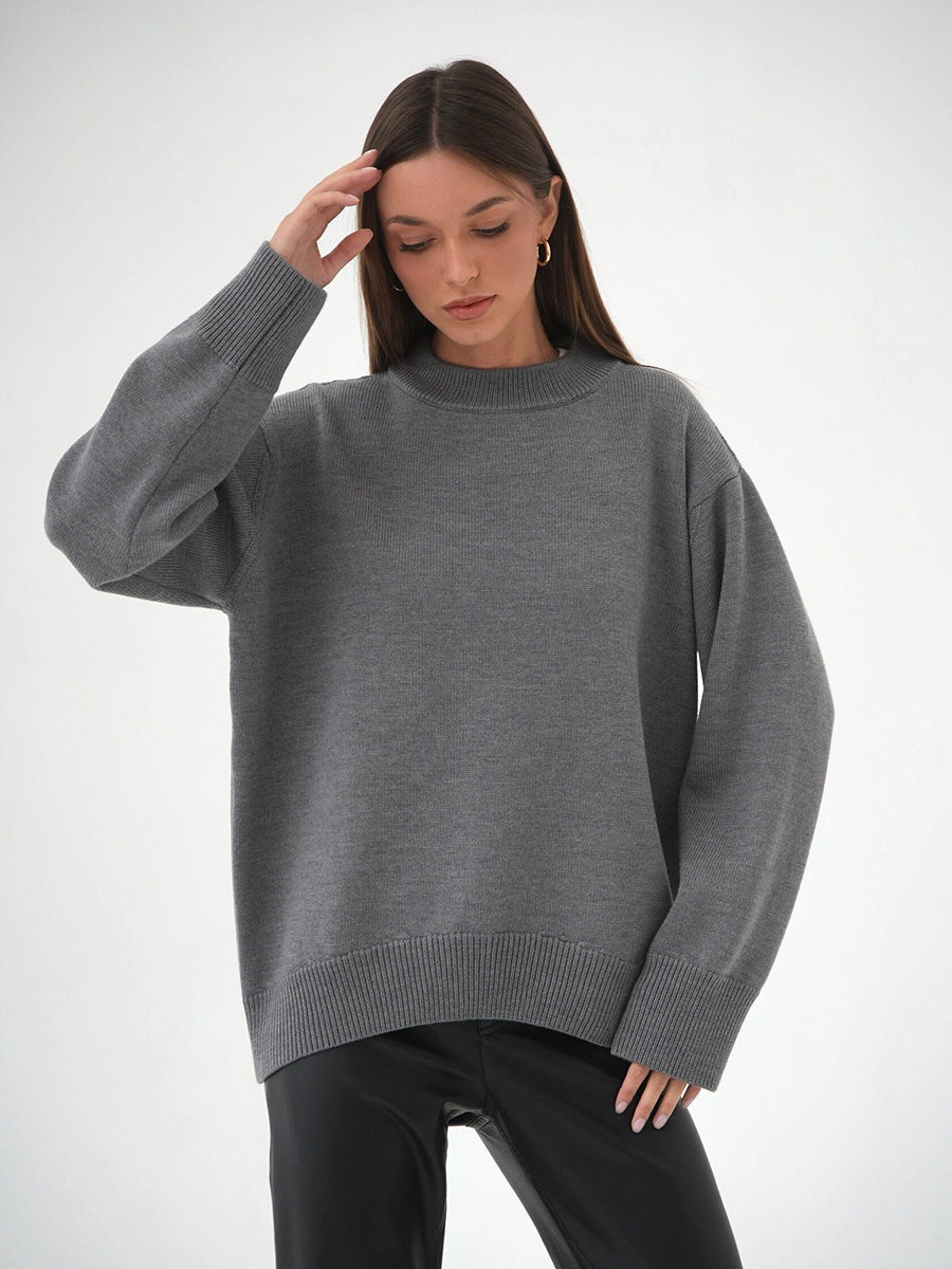 Tina O Neck Oversized Casual Women Sweater
