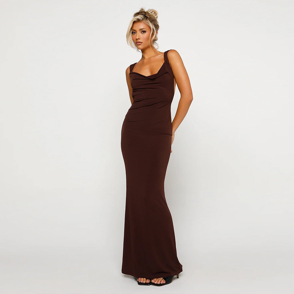 Connie Draped Maxi Dress