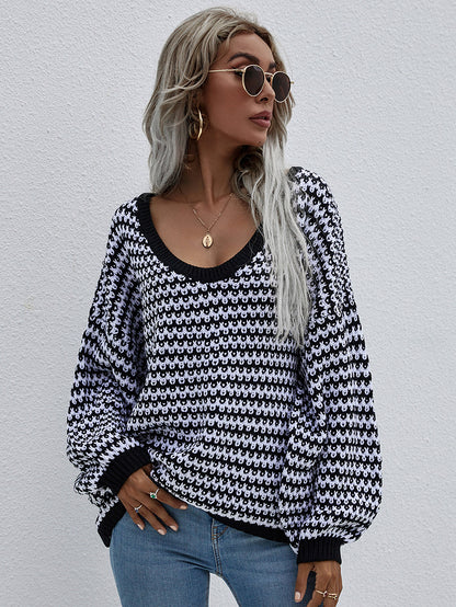 Sylvia Lantern Sleeve Oversized Women Sweater