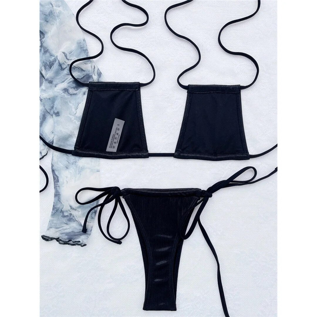 Ruth Halter Mini Micro Thong Bikini