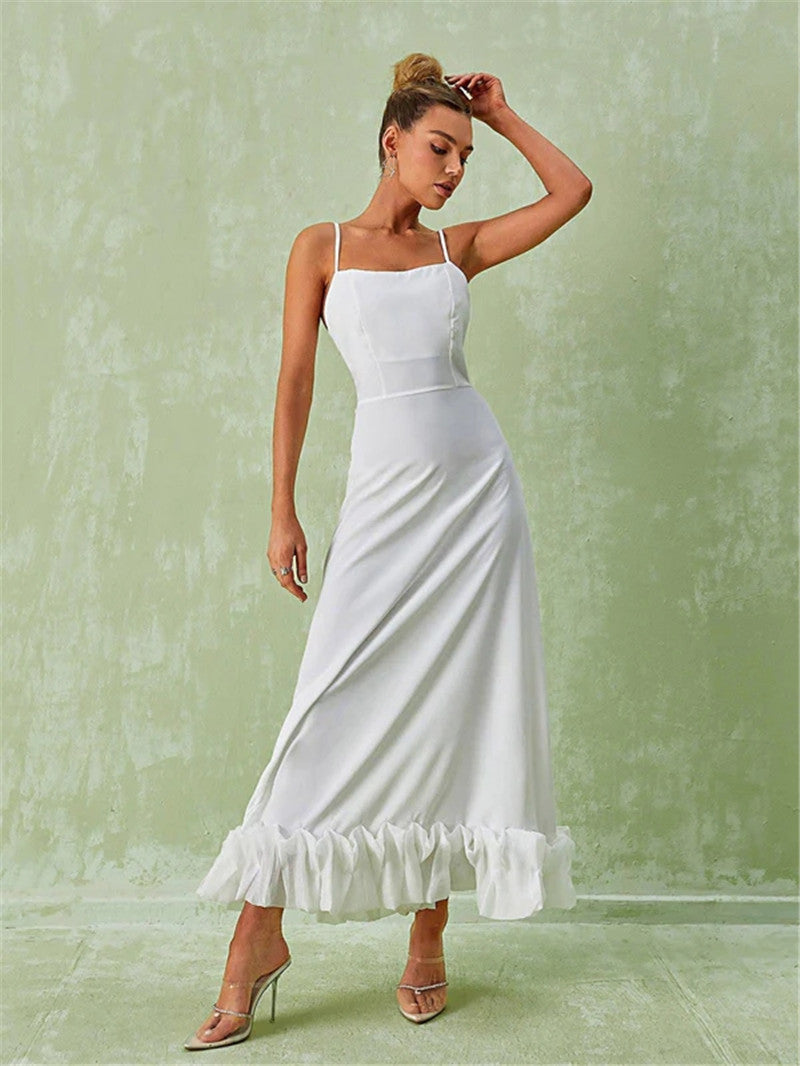 Сlara Flower Hem Sexy Midi Dress