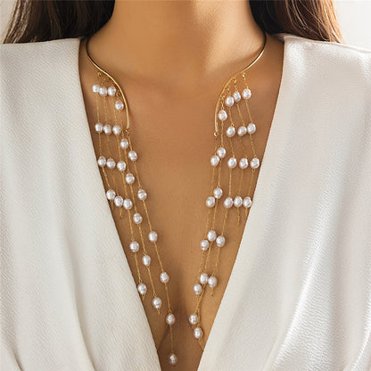 Alana Long Tassel Pendant Necklace