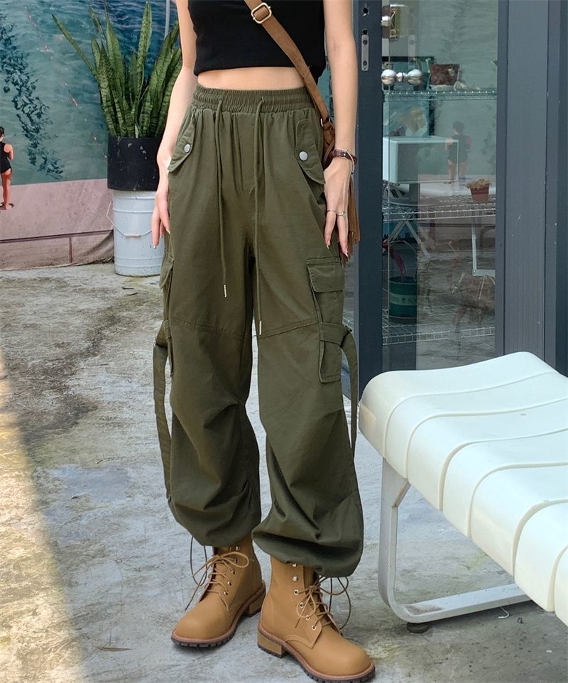 Erika Women High Waist Streetwear Cargo Pants