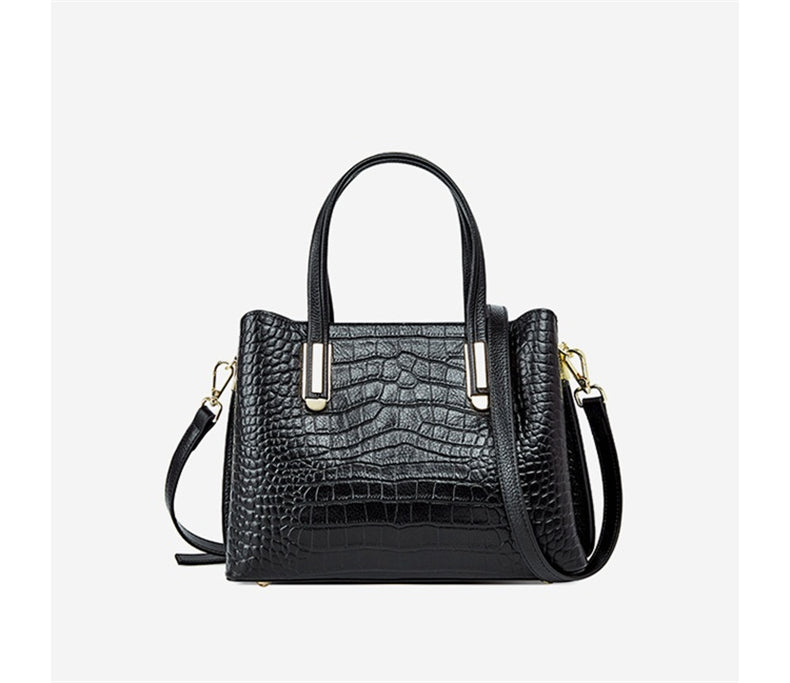 Erika Woman Leather Tote Handbag