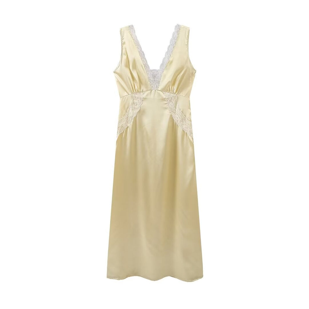 Shirley Lace Elegant Backless Long Dress