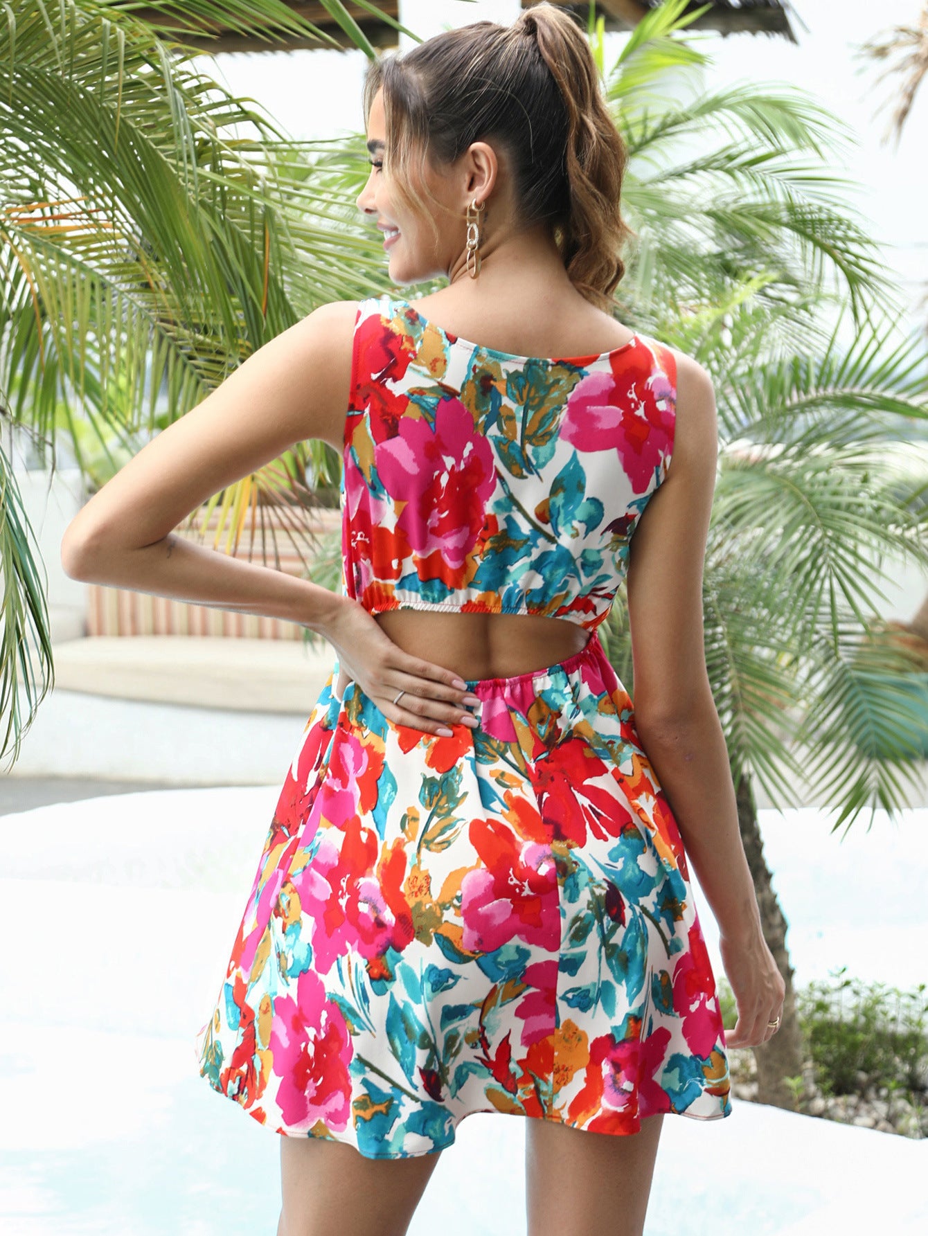 Jocelyn Summer Floral Short Dress