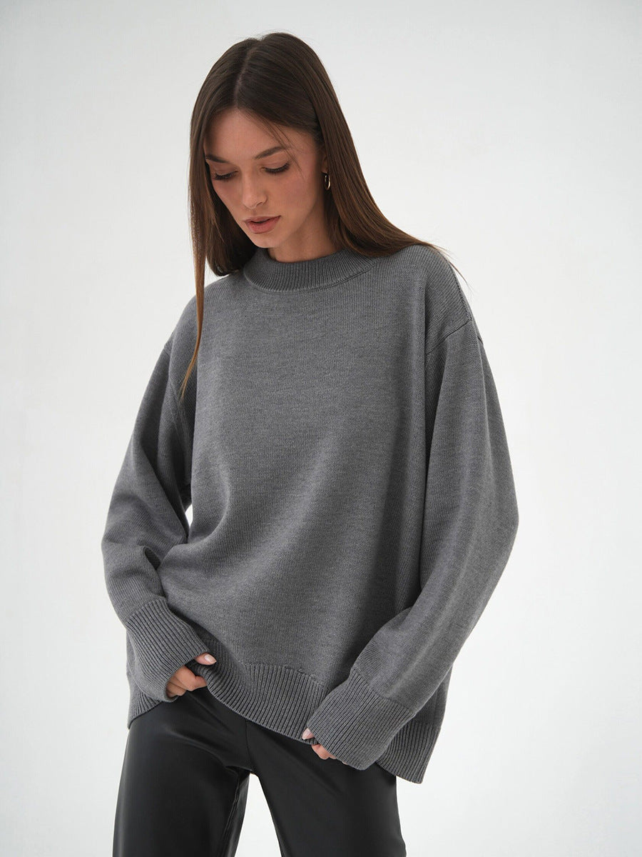 Tina O Neck Oversized Casual Women Sweater