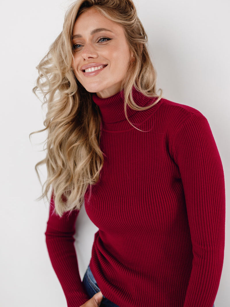 Becka Turtleneck Slim Women Sweater