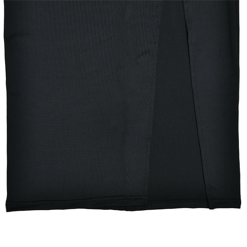 Leah Mesh Patchwork Sexy Maxi Dress