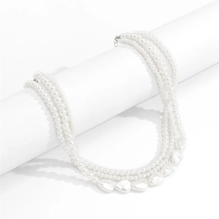 Esther Multilayer Pearl Necklace