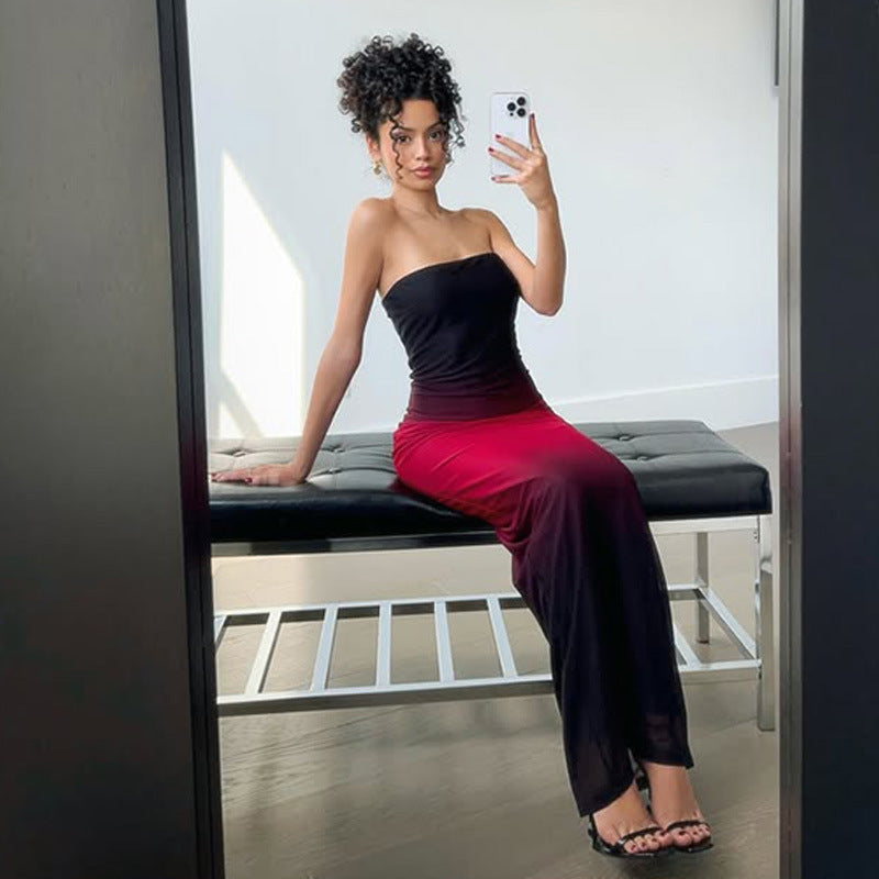 Stella Off-shoulder Backless Sexy Maxi Dress