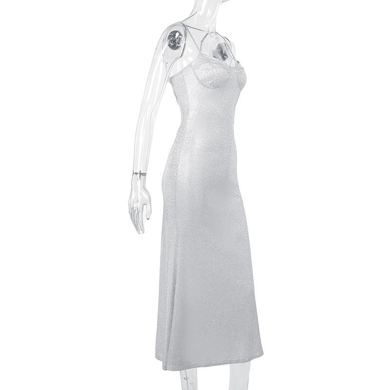 Ruby Spaghetti Strap Sleeveless Backless Women Dress