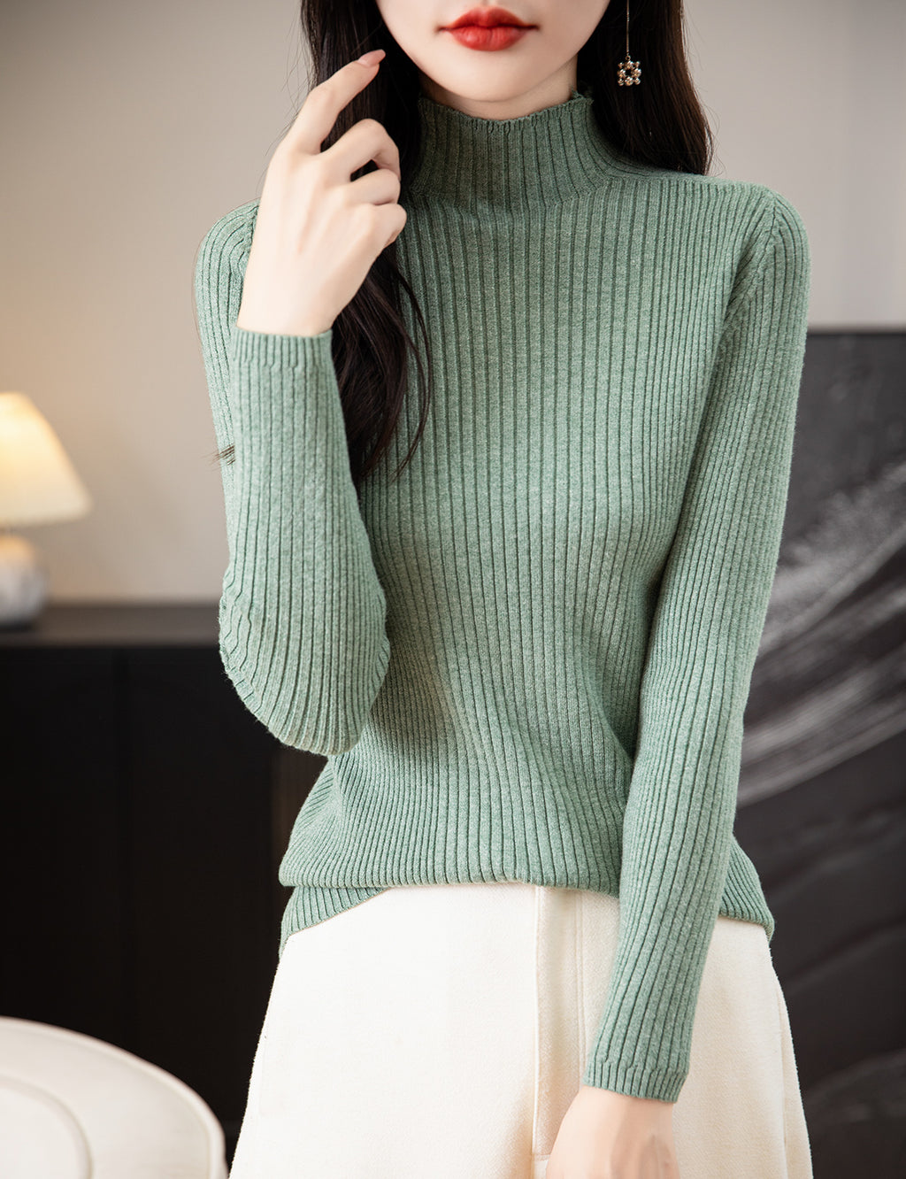 Holly Turtleneck Woman Sweater