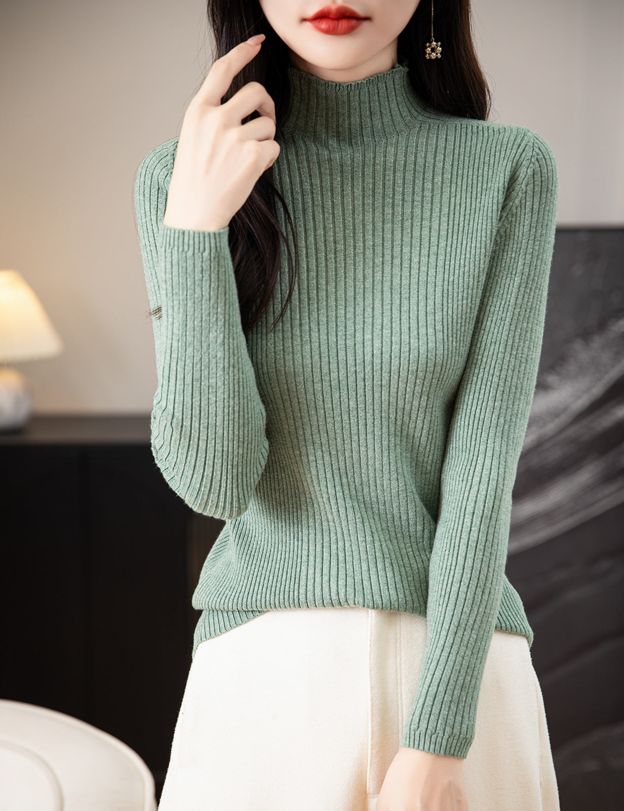 Holly Turtleneck Woman Sweater