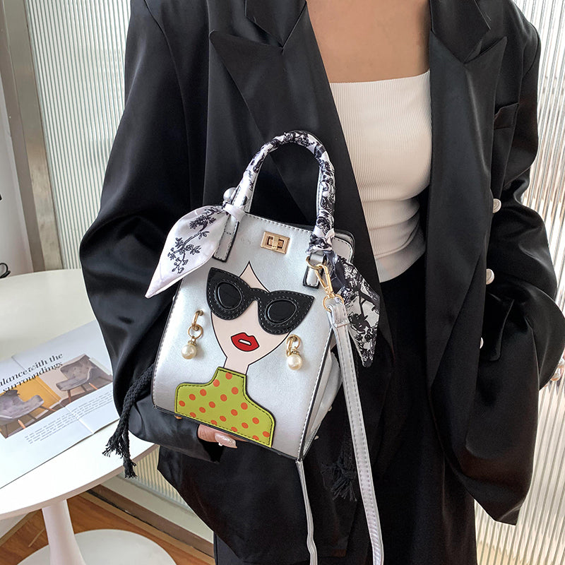 Lucy Woman Glasses Handbag