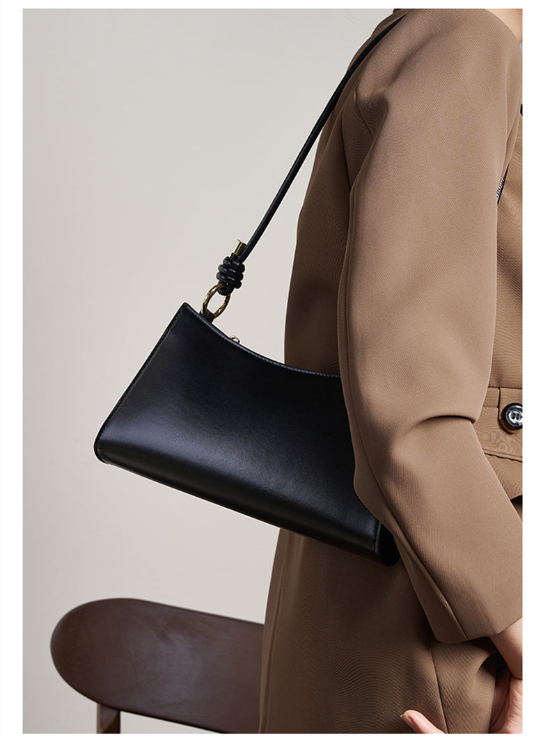 Ella Woman Leather Underarm Shoulder Bag