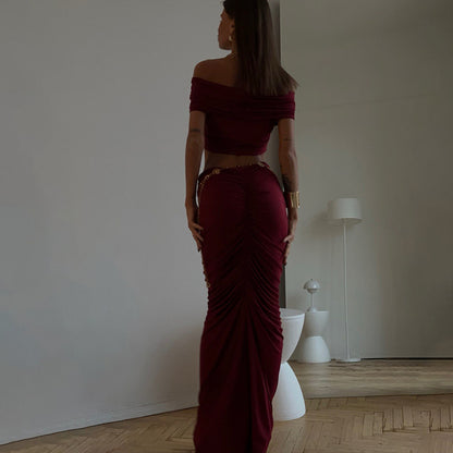 Melissa Sexy Skirt Two Pieces Set