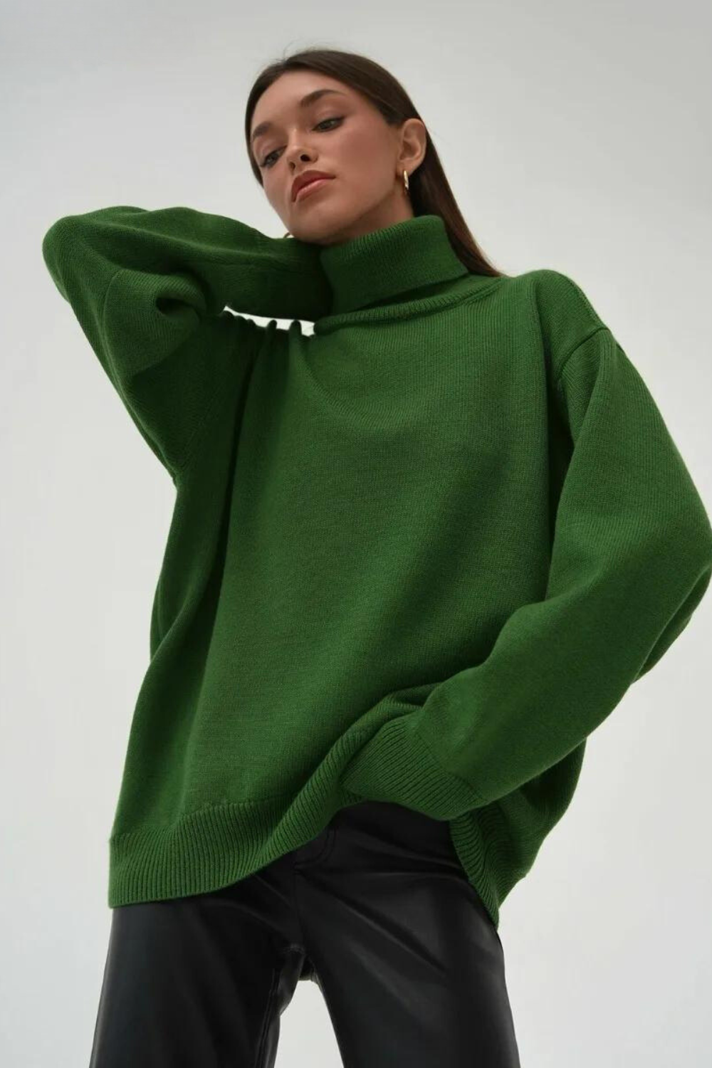 Jade Thick Warm Women Pullover