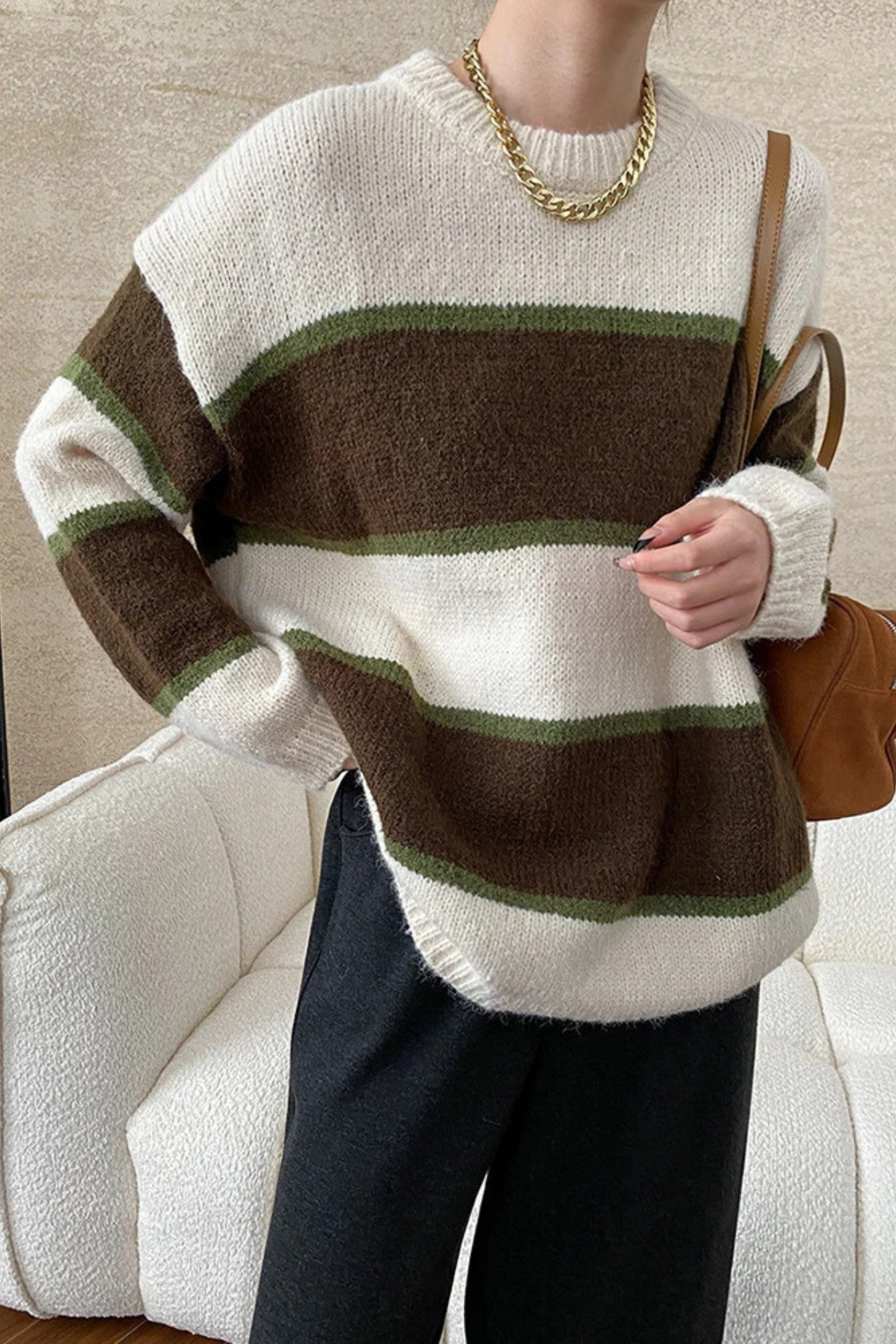 Susan Knitted Woman Sweater